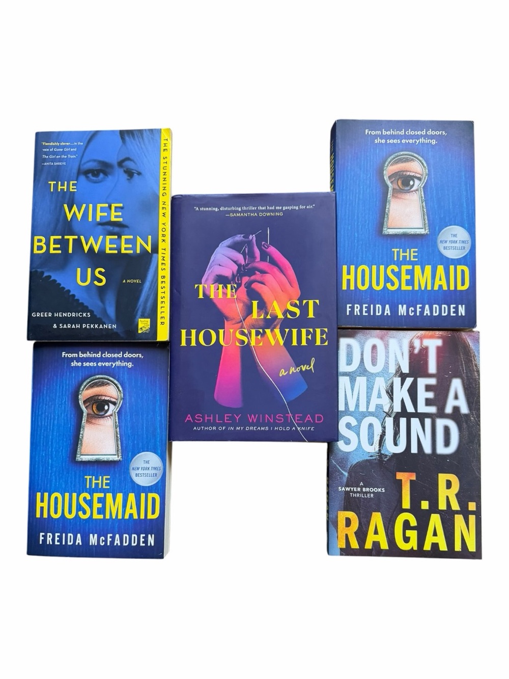 Psychological Thriller Book Lot McFadden, Hendricks, Ragan, Windstead, Hendricks